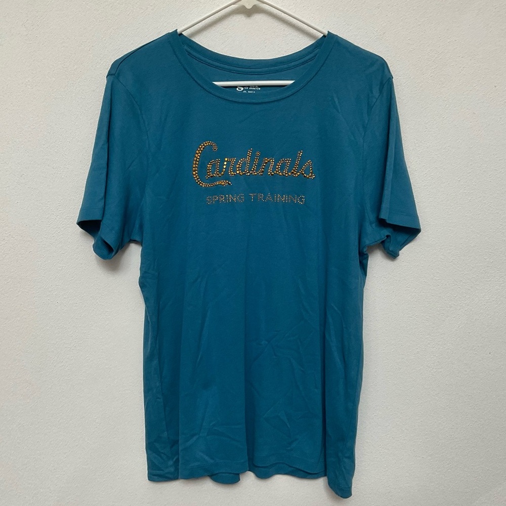 Gear for Sports Blue Gold Cardinals Spring Training T-Shirt Size XL STL Baseball